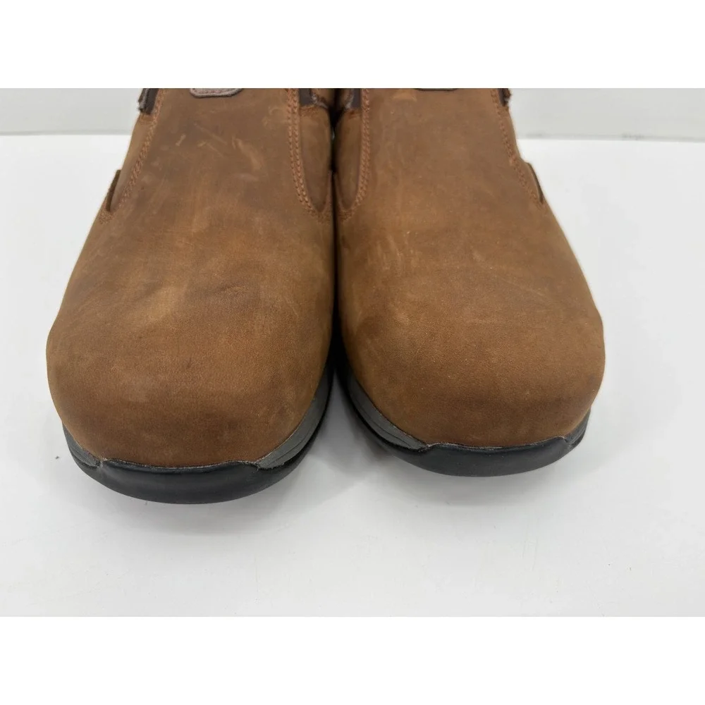 Red Wing ComfortPro 6705 Men's 12 Brown Nubuck Steel Toe Slip On Work Shoes